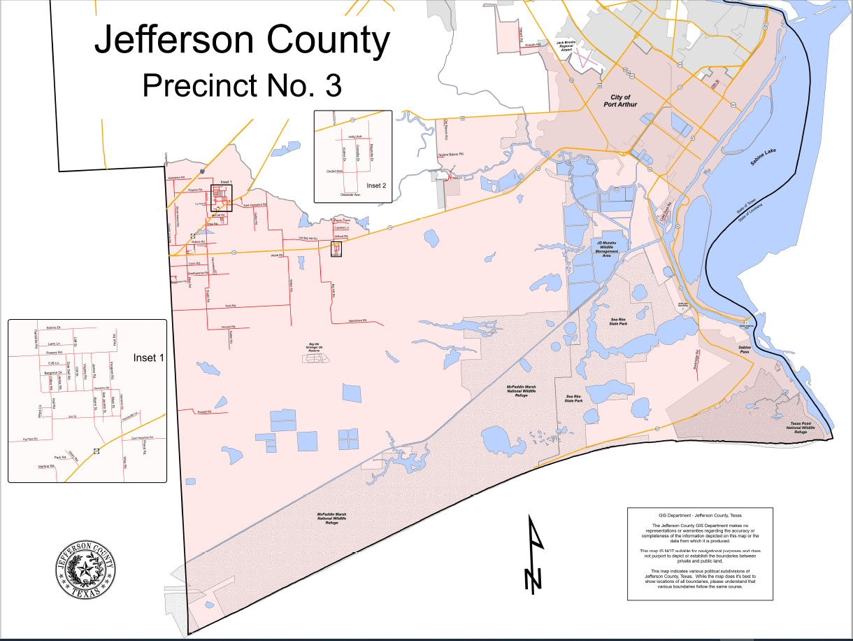 Commissioner Pct. 3 - Maps - Jefferson County TX